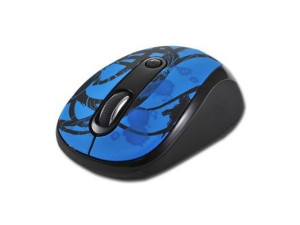 Mouse Delux DLM-130GB-G01UF Wireless Black/Blue USB